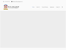 Tablet Screenshot of bcfcollegeofphysiotherapy.com